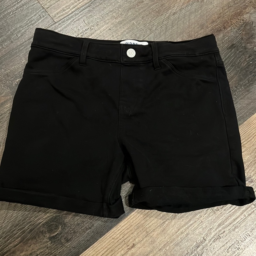Old navy 14/16 black soft shorts